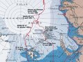 Fig. 3. Trasa wyprawy Nansena. Źródło: http://www.frammuseum.no/Polar-Expedition/Expedition-1.aspx
